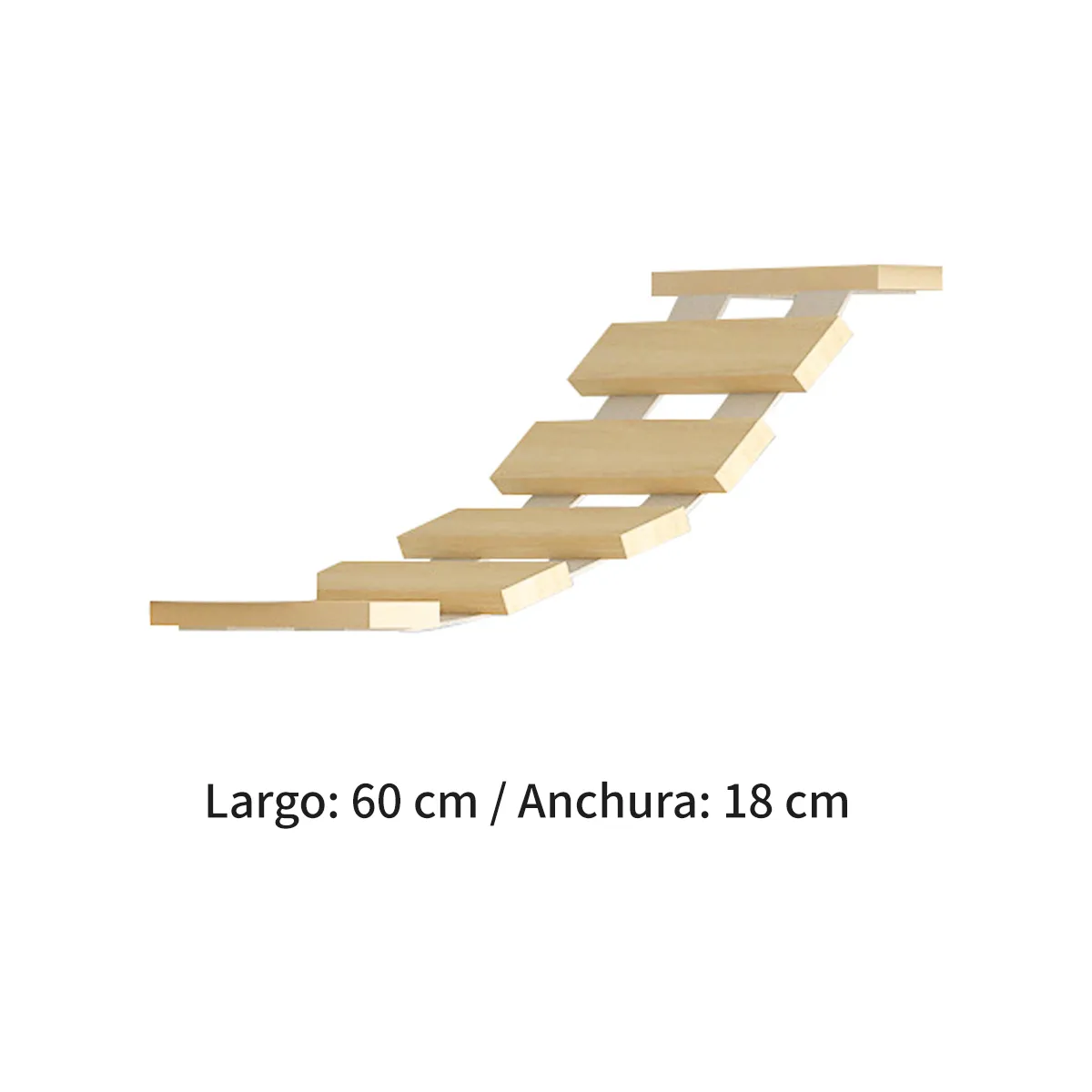 Foto 4 pulgar | Muebles De Pared Con Casas Y Escaleras Eo Safe Imports Esi-20221 Beige
