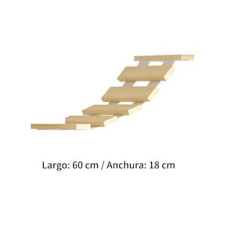 Foto 3 | Muebles De Pared Con Casas Y Escaleras Eo Safe Imports Esi-20221 Beige