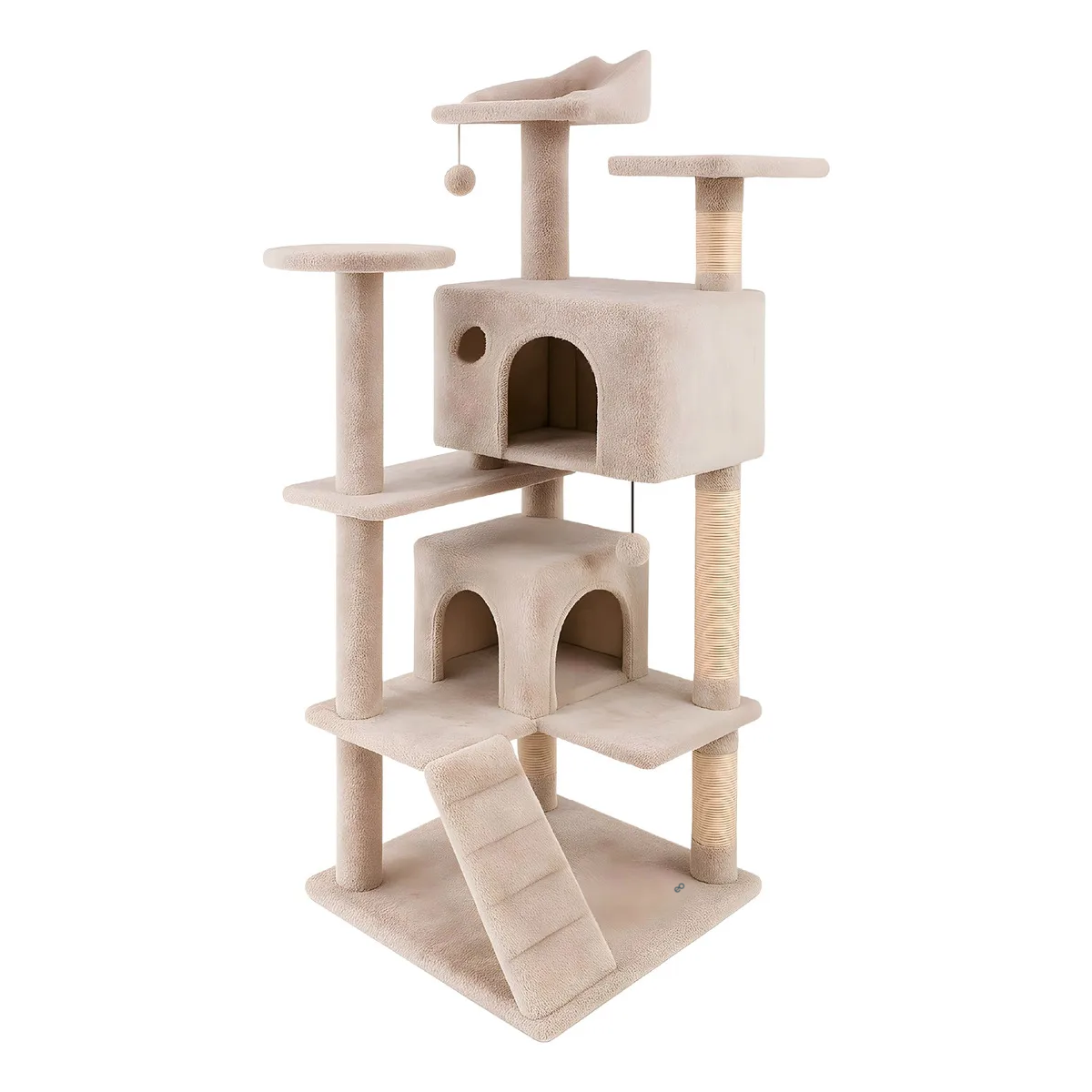 Foto 2 pulgar | Casa Mueble Rascador Para Gato Multinivel Eo Safe Imports Esi-20218 Beige