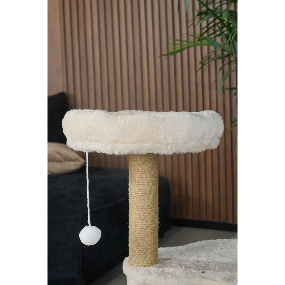 Foto 3 | Torre Árbol Rascador Para Gato Con Casa Eo Safe Imports Esi-20220 Beige