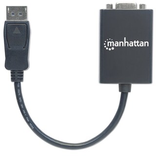 Foto 3 | Adaptador Displayport Macho a SVGA Hembra Manhattan 151962 color Negro