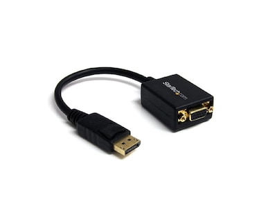 Foto 1 | Convertidor Externo DP a VGA Startech Dp2vga2 color Negro con Displayport de Video