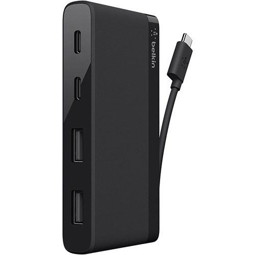 Foto 3 pulgar | Mini Concentrador Usb-c Belkin con 4 Puertos