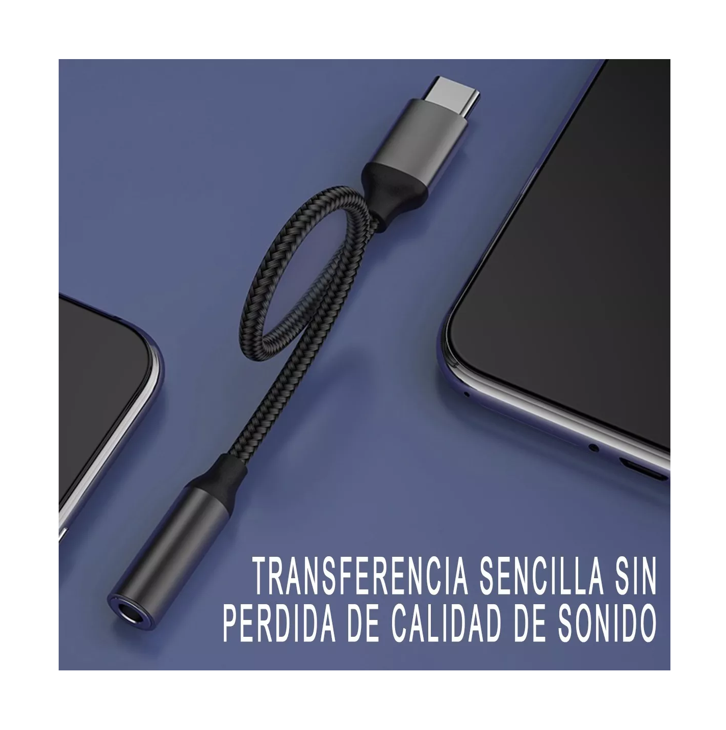 Foto 6 pulgar | Adaptador Usb Belug Gris Auxiliar Tipo C