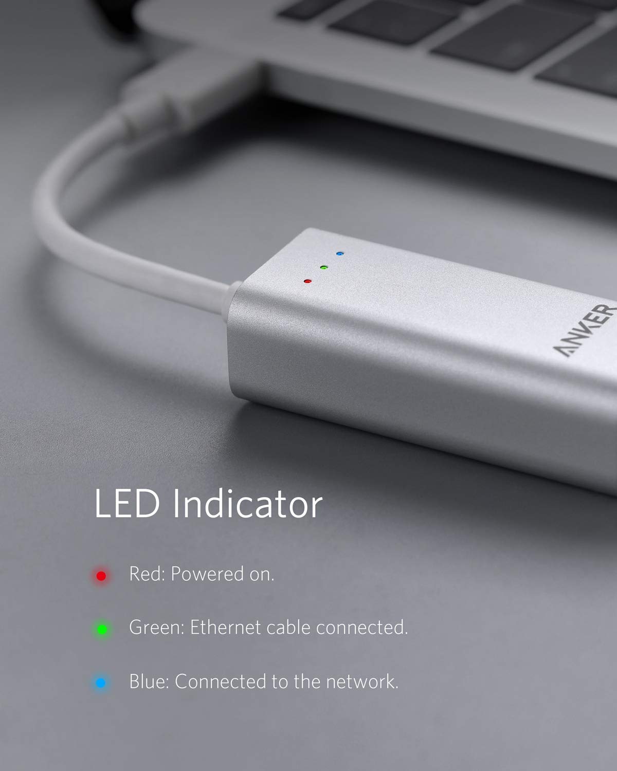 Foto 7 pulgar | Adaptador Usb C a Gigabit Ethernet Anker Portátil - Venta Internacional