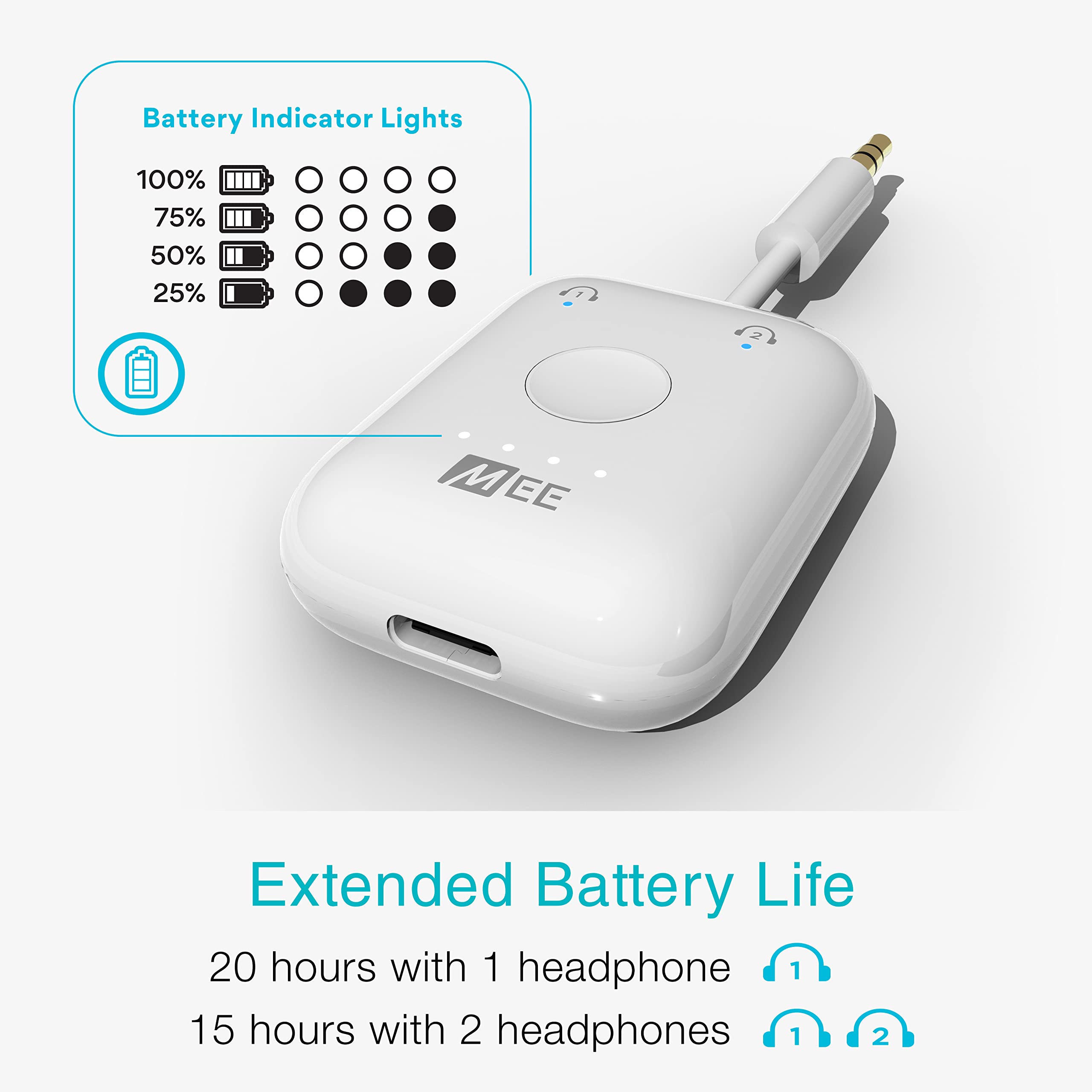 Foto 6 | Transmisor De Audio Inalámbrico Bluetooth Mee Audio Connect Air - Venta Internacional.
