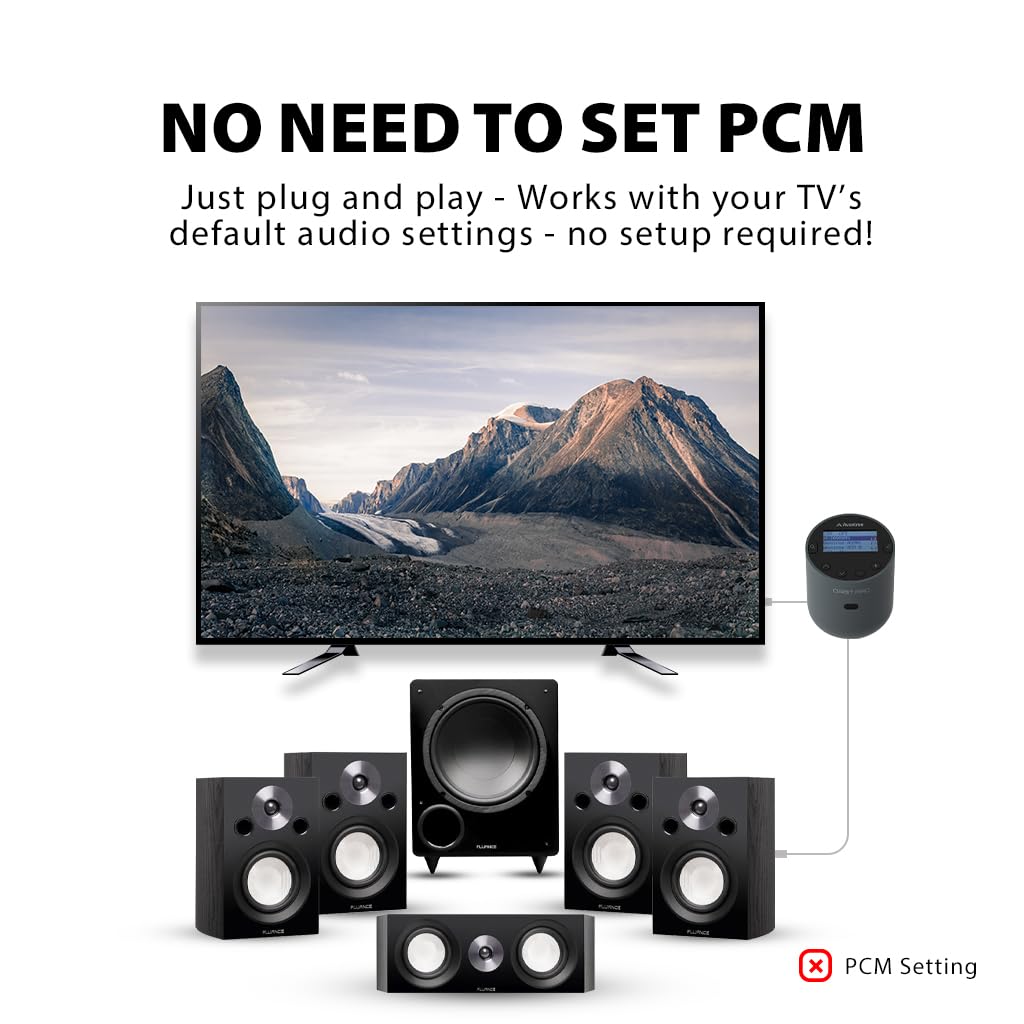 Foto 4 | Transmisor Bluetooth Avantree Orbit Pro Para Tv Con Pantalla Lcd - Venta Internacional.