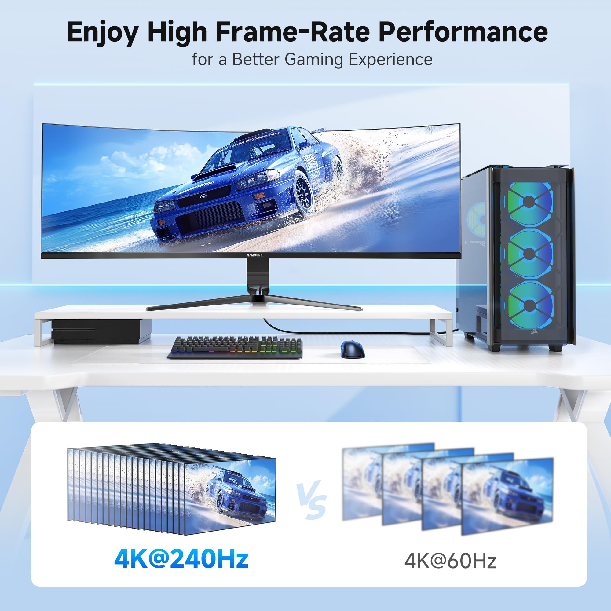 Foto 5 pulgar | Cable Displayport Matters 1.4 32,4 Gbps 2 M 8k 60 Hz 4k 2 - Venta Internacional.