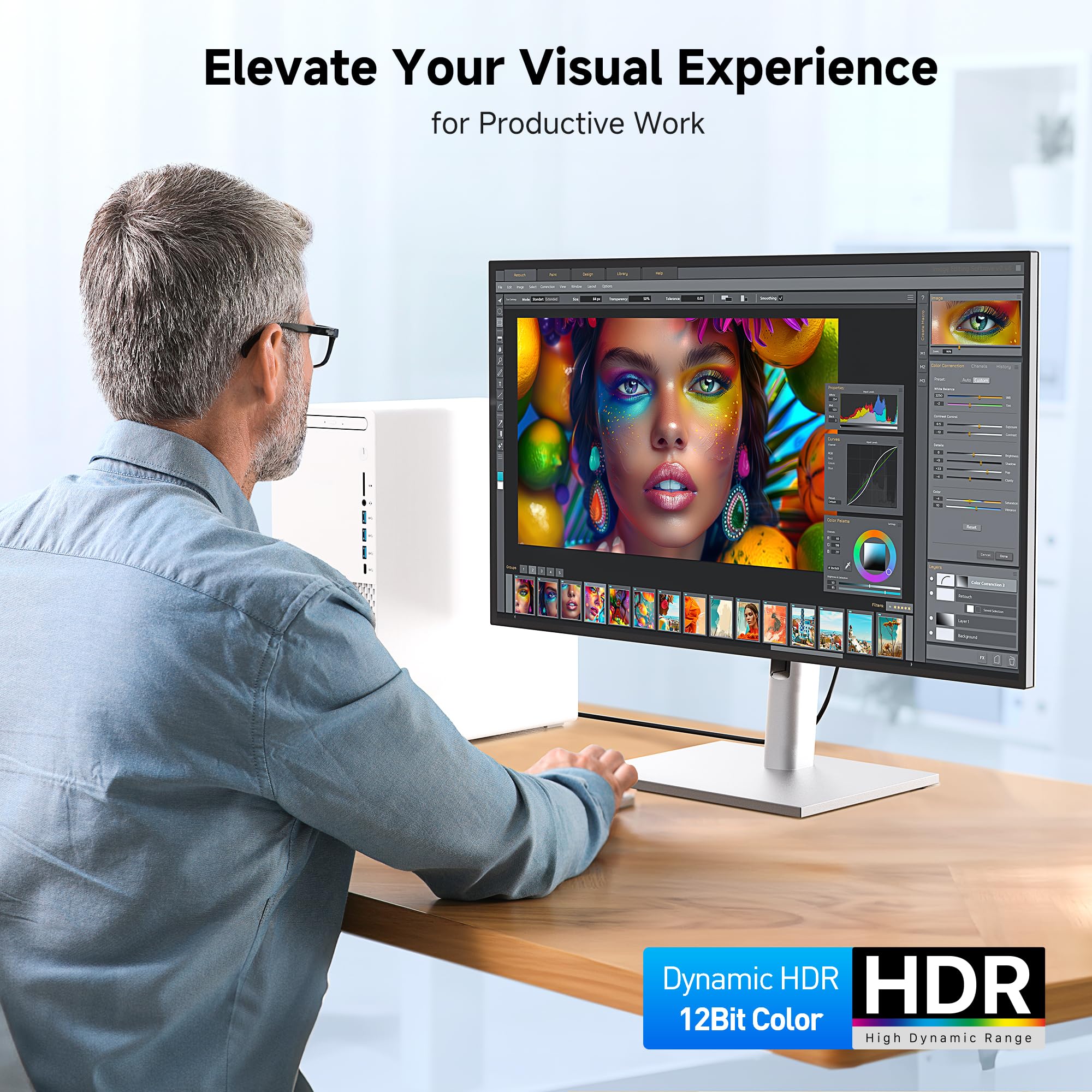 Foto 6 pulgar | Cable Displayport Matters 1.4 32,4 Gbps 2 M 8k 60 Hz 4k 2 - Venta Internacional.