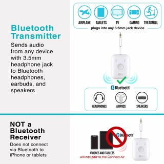 Foto 5 | Adaptador Transmisor De Audio Inalámbrico Bluetooth Mee Audio Connect Air - Venta Internacional.