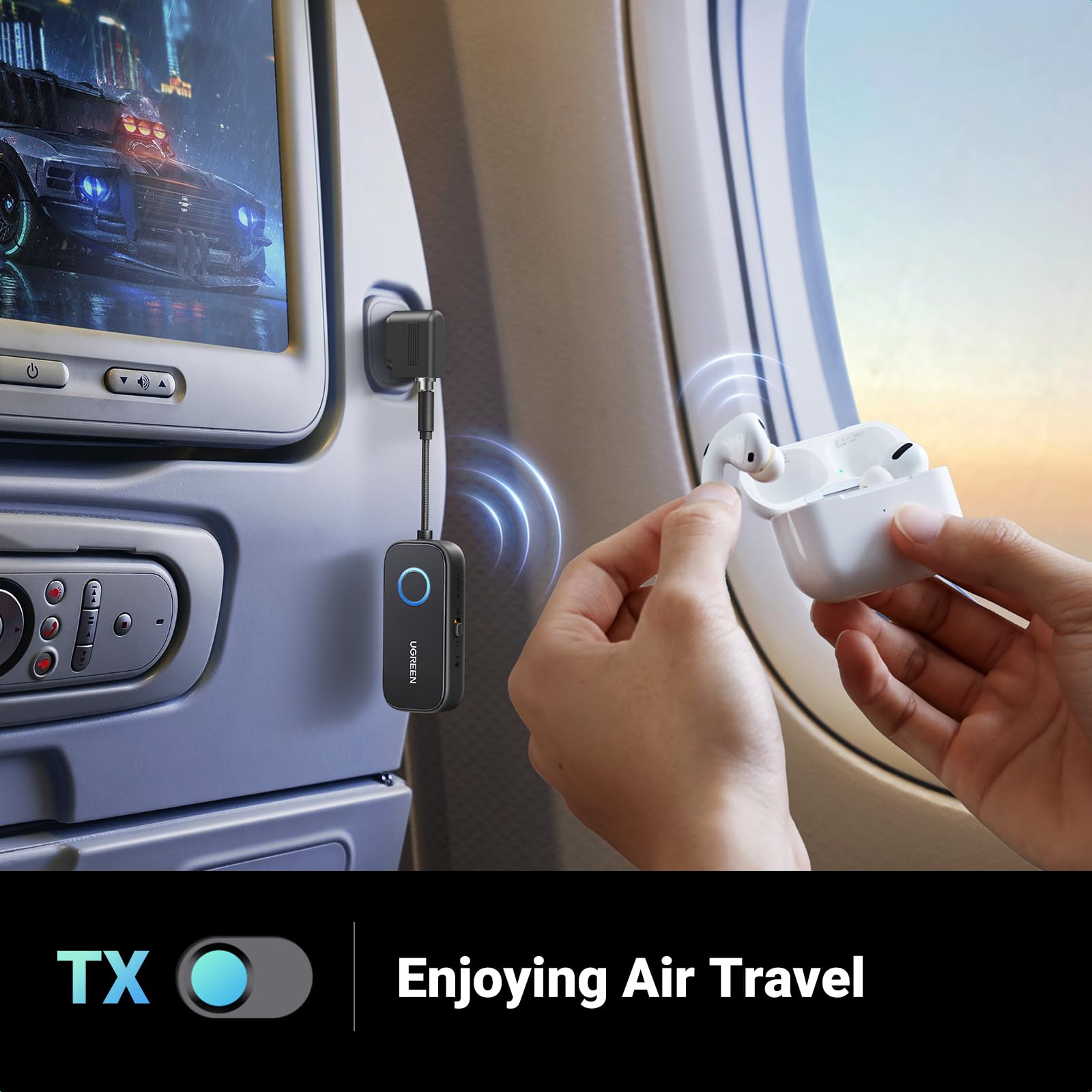 Foto 4 | Transmisor-receptor Bluetooth Ugreen Airplane 2 En 1 - Venta Internacional.