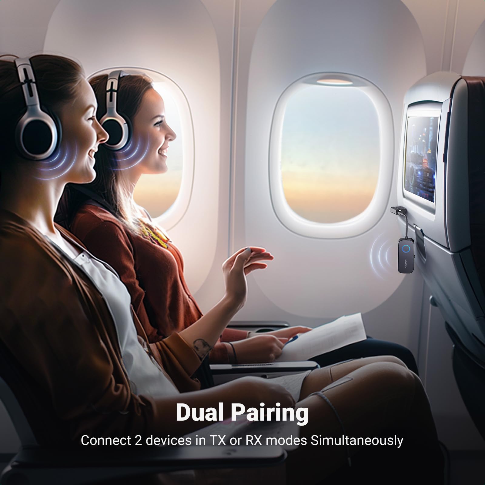 Foto 6 pulgar | Transmisor-receptor Bluetooth Ugreen Airplane 2 En 1 - Venta Internacional.
