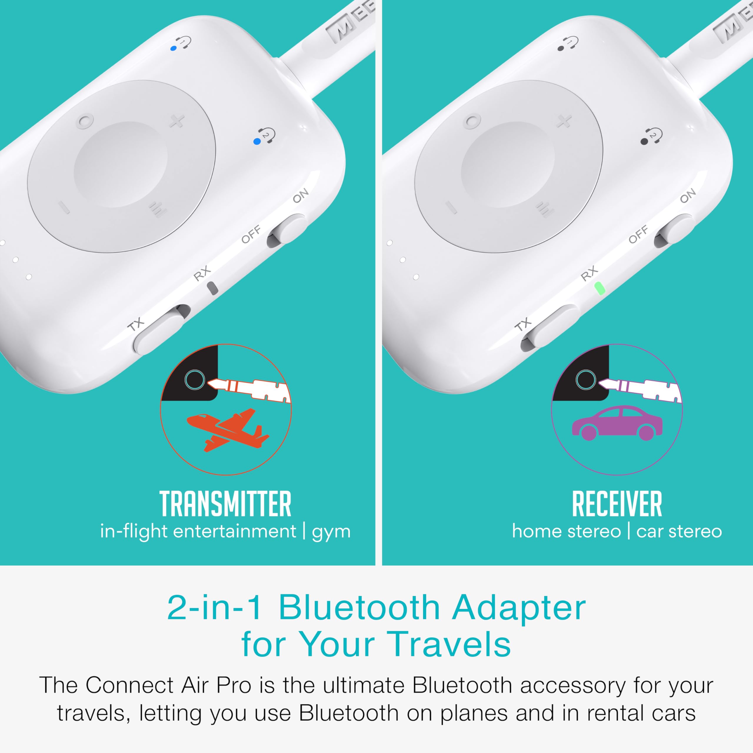Foto 3 pulgar | Transmisor Y Receptor De Audio Inalámbrico Bluetooth Mee Audio Connect Air Pro - Venta Internacional.