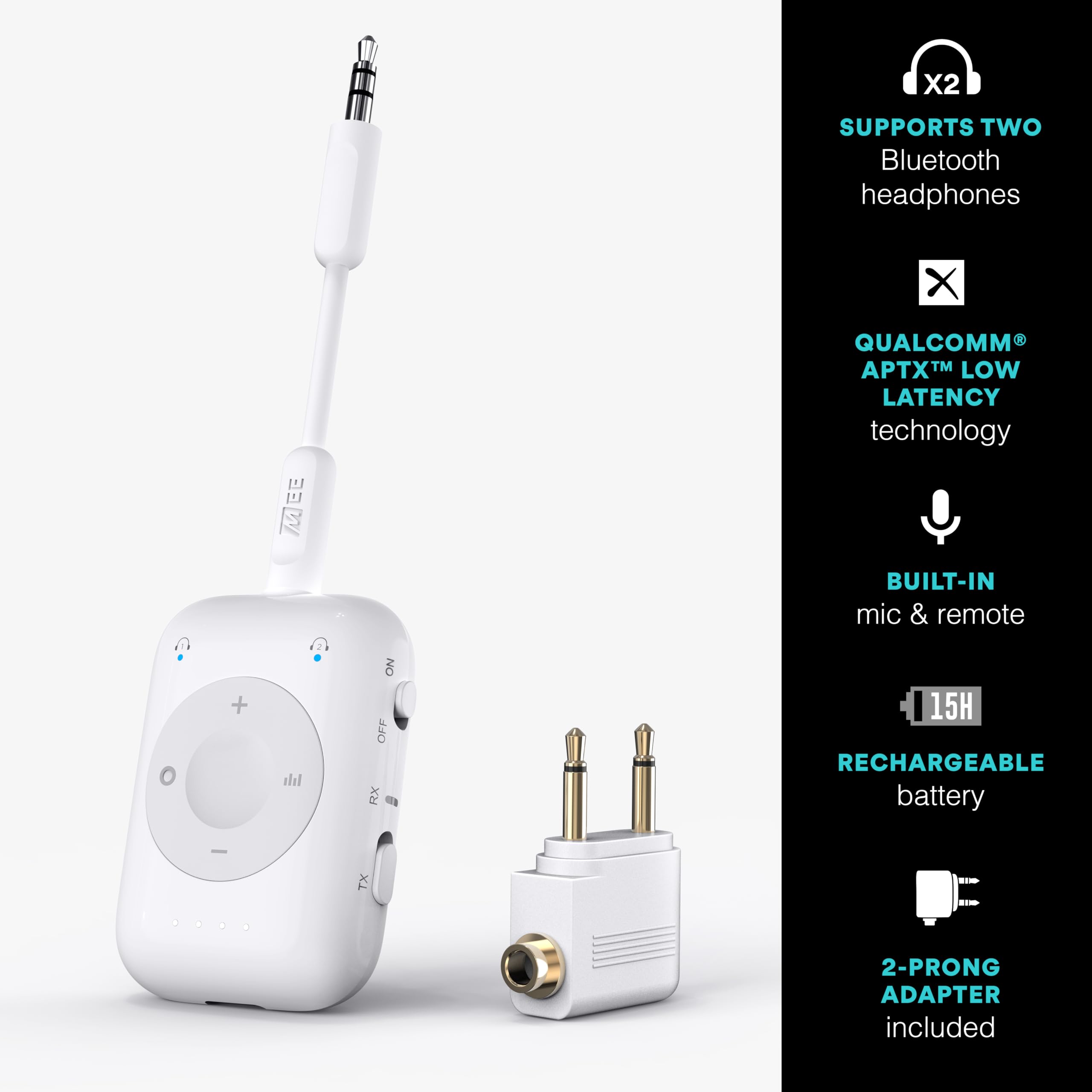 Foto 7 pulgar | Transmisor Y Receptor De Audio Inalámbrico Bluetooth Mee Audio Connect Air Pro - Venta Internacional.
