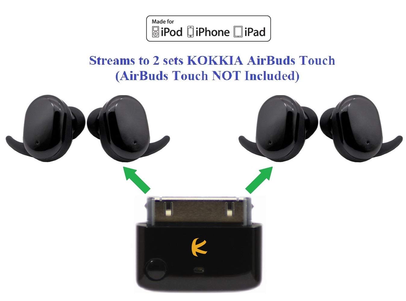 Foto 8 pulgar | Divisor Transmisor Bluetooth Kokkia I10_pro Negro - Venta Internacional.