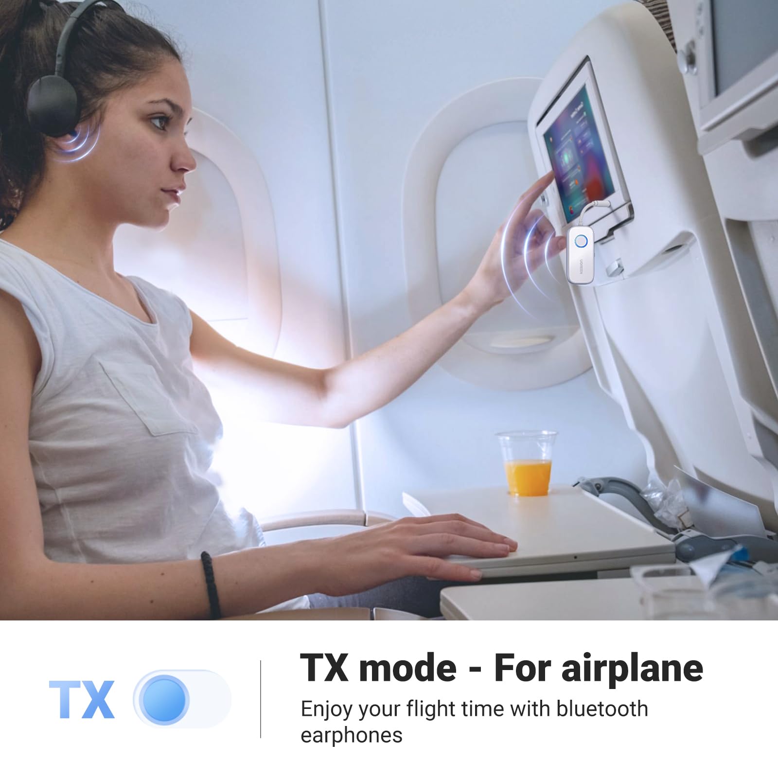 Foto 4 pulgar | Transmisor-receptor Bluetooth 5.4 Ugreen Airplane Travel - Venta Internacional.