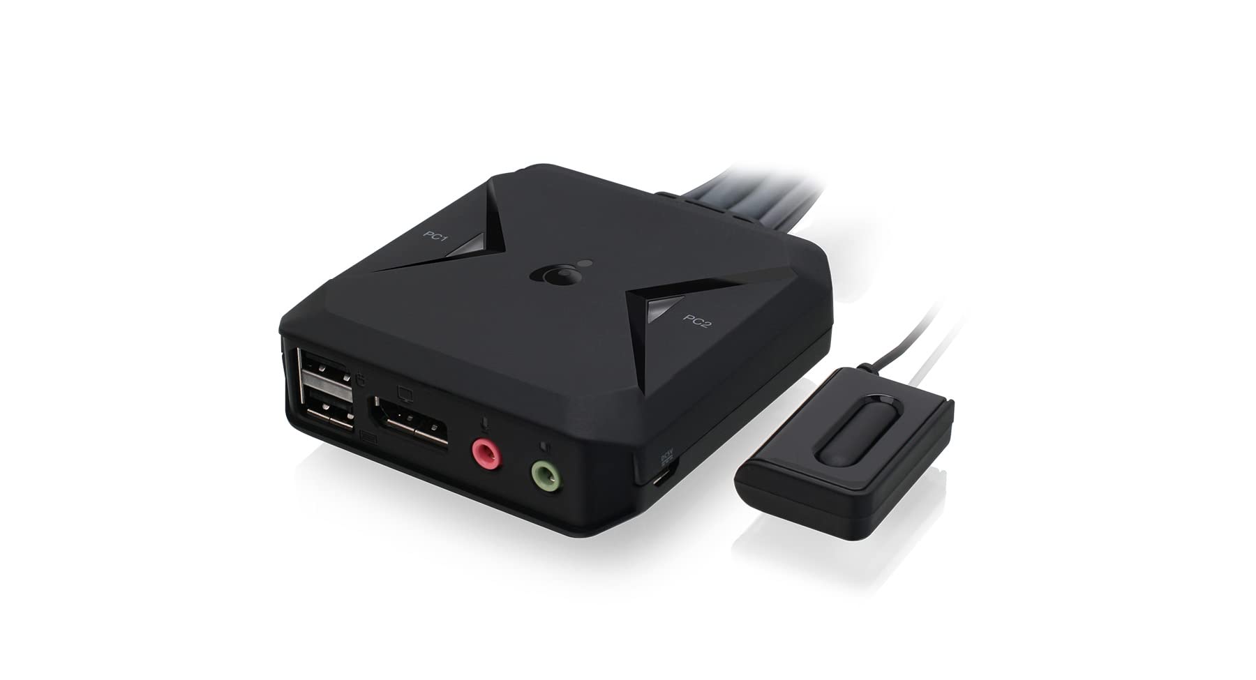 Foto 3 pulgar | Conmutador Kvm Iogear Usb Displayport 4k De 30 Hz Con Hub Usb De 2 Puertos - Venta Internacional.