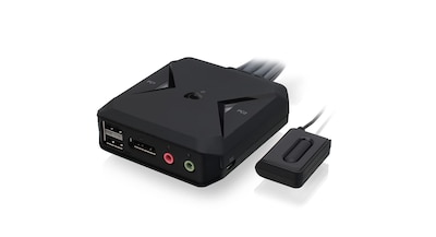 Foto 2 | Conmutador Kvm Iogear Usb Displayport 4k De 30 Hz Con Hub Usb De 2 Puertos - Venta Internacional.