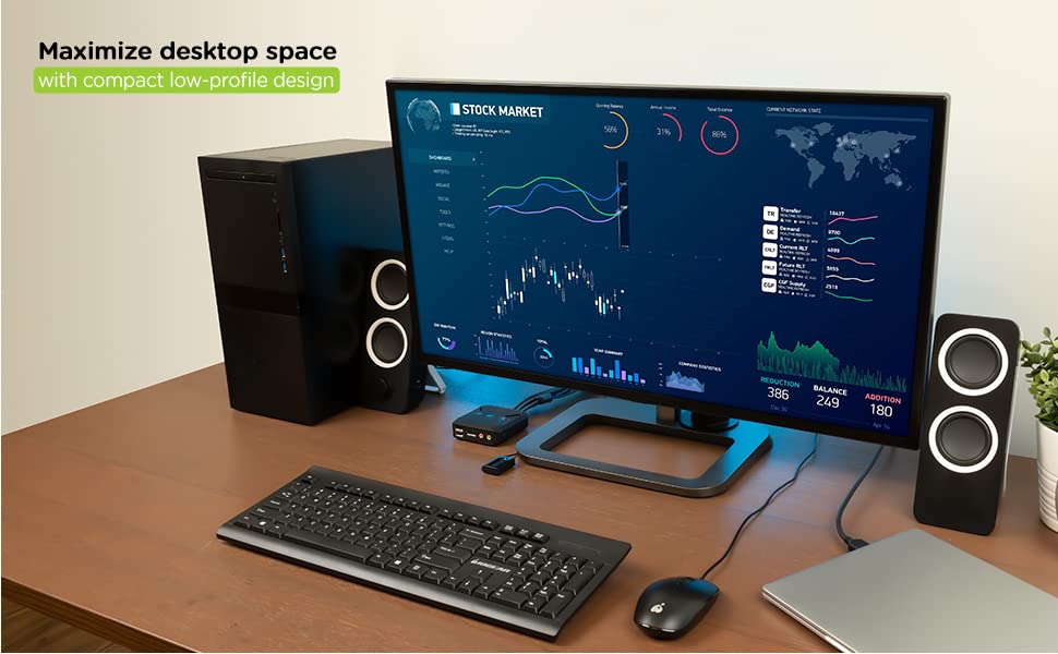 Foto 8 pulgar | Conmutador Kvm Iogear Usb Displayport 4k De 30 Hz Con Hub Usb De 2 Puertos - Venta Internacional.
