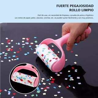 Foto 2 | Rodillo Quitapelusas Para Pelo Y Ropa De Mascotas 300 Hojas Eo Safe Imports Esi-14147 Rosa