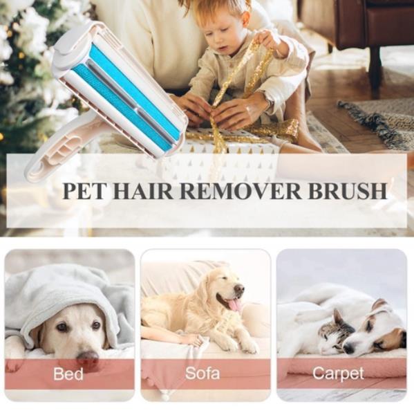 Cepillo Removedor De Pelo Para Mascotas Reutilizable Y Autolimpiante Para Muebles - Venta Internacional.