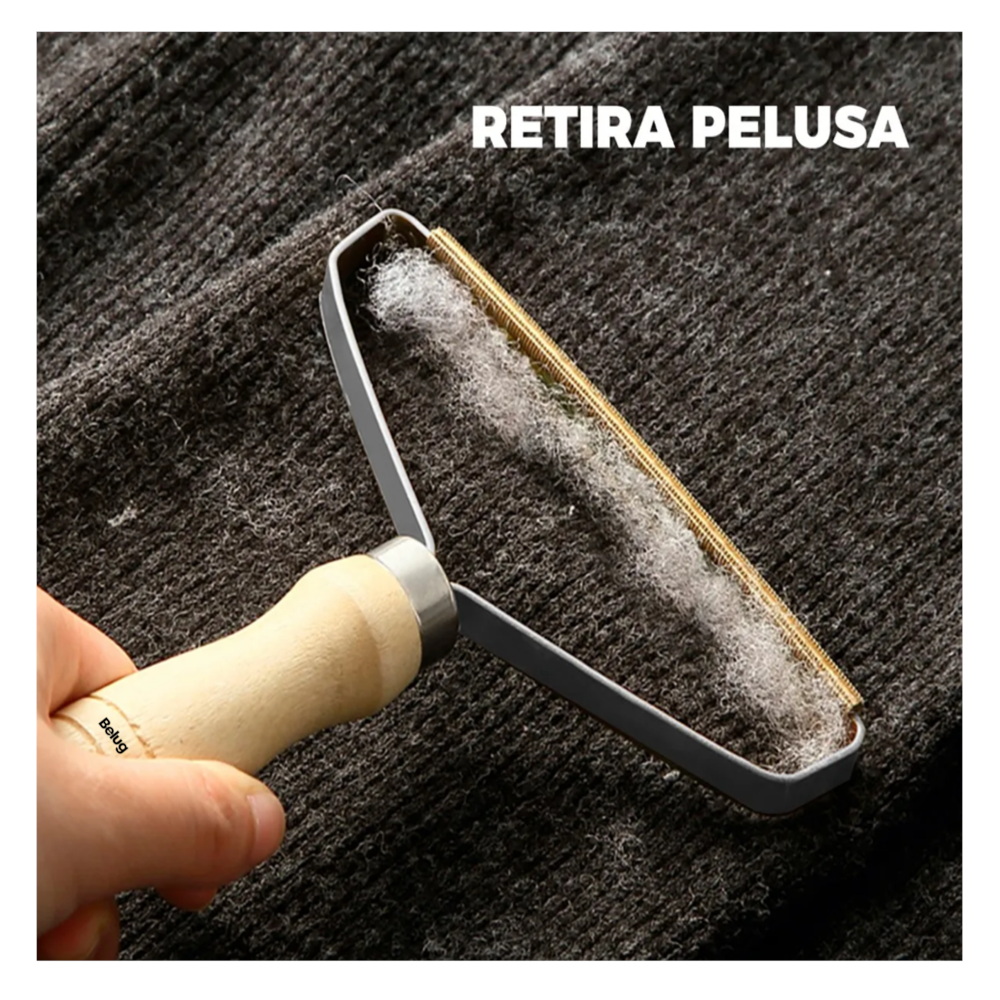 Foto 4 pulgar | Cepillo Removedor Quita Pelo Pelusa Mascotas Alfombra Sillón Belug  Amarillo