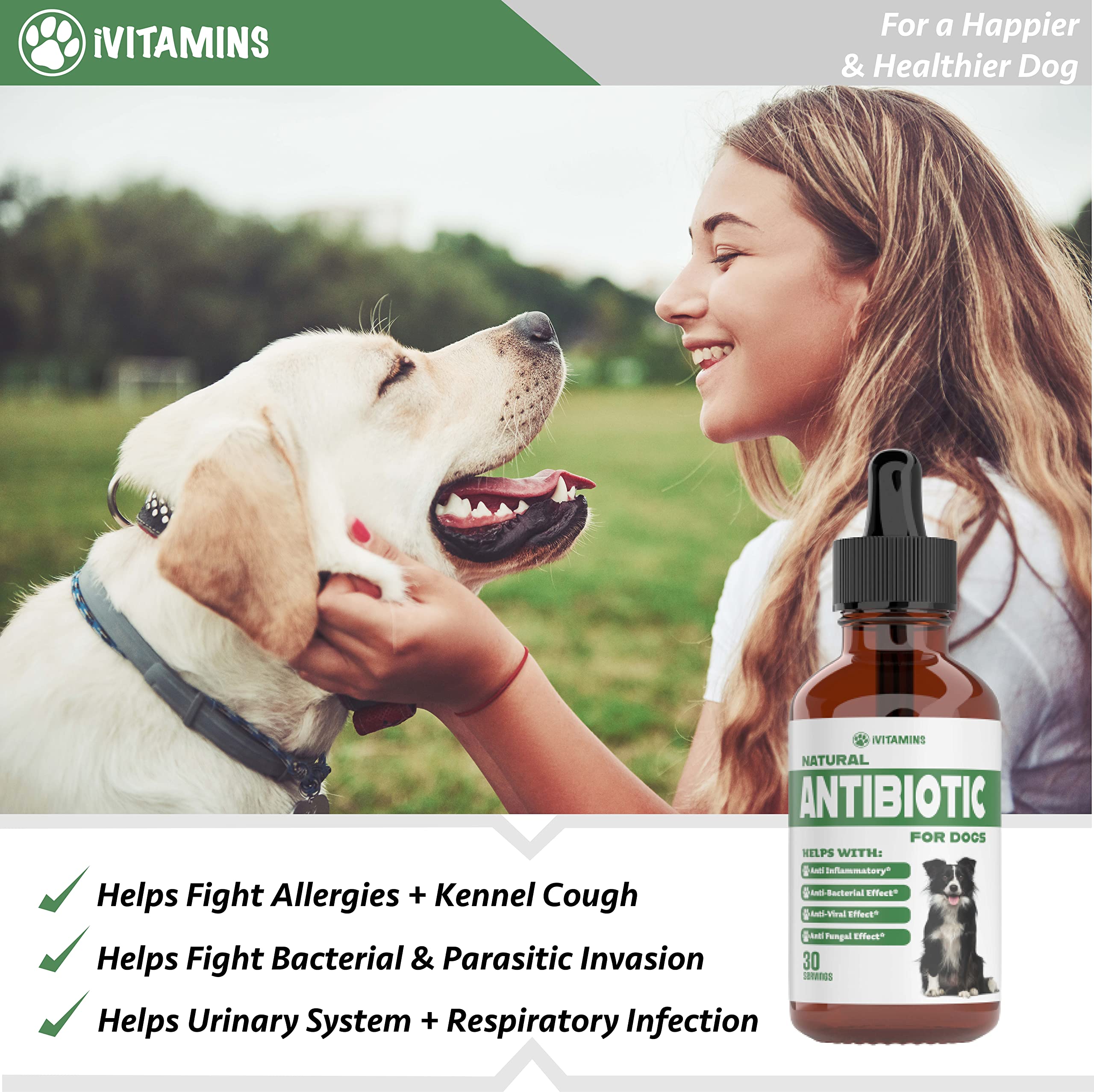 Foto 6 pulgar | Antibióticos Naturales Para Perros Las Vitaminas I Ayudan A Las Vías Respiratorias - Venta Internacional.