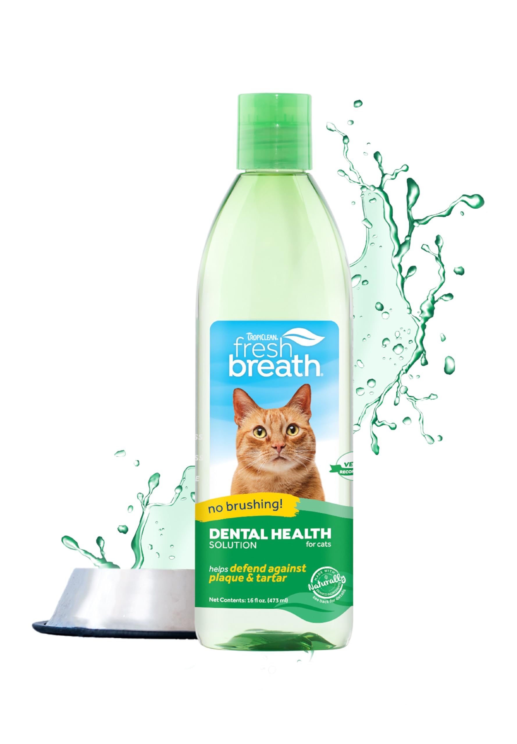 Foto 2 pulgar | Aditivo De Agua Para El Cuidado Bucal Tropiclean Fresh Breath Para Gatos - Venta Internacional.