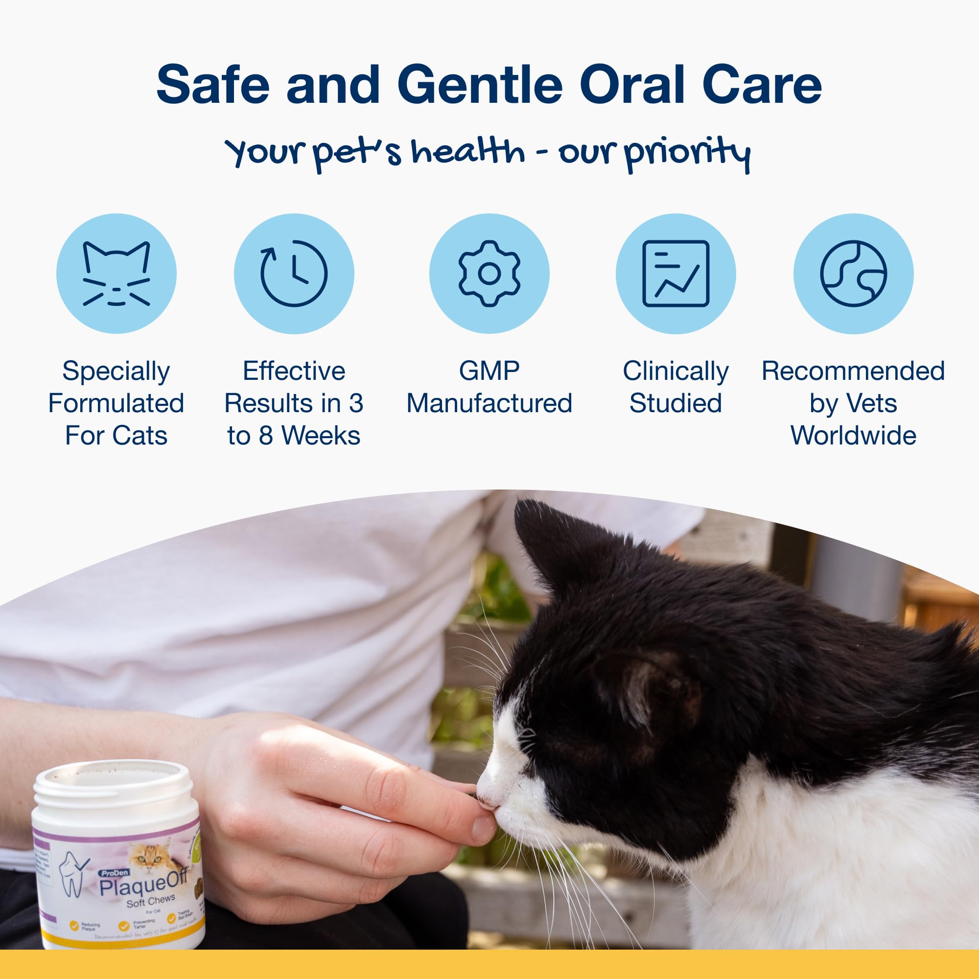 Foto 3 | Suplemento Proden Plaqueoff Soft Chews Para Gatos 45 Unidades - Venta Internacional.
