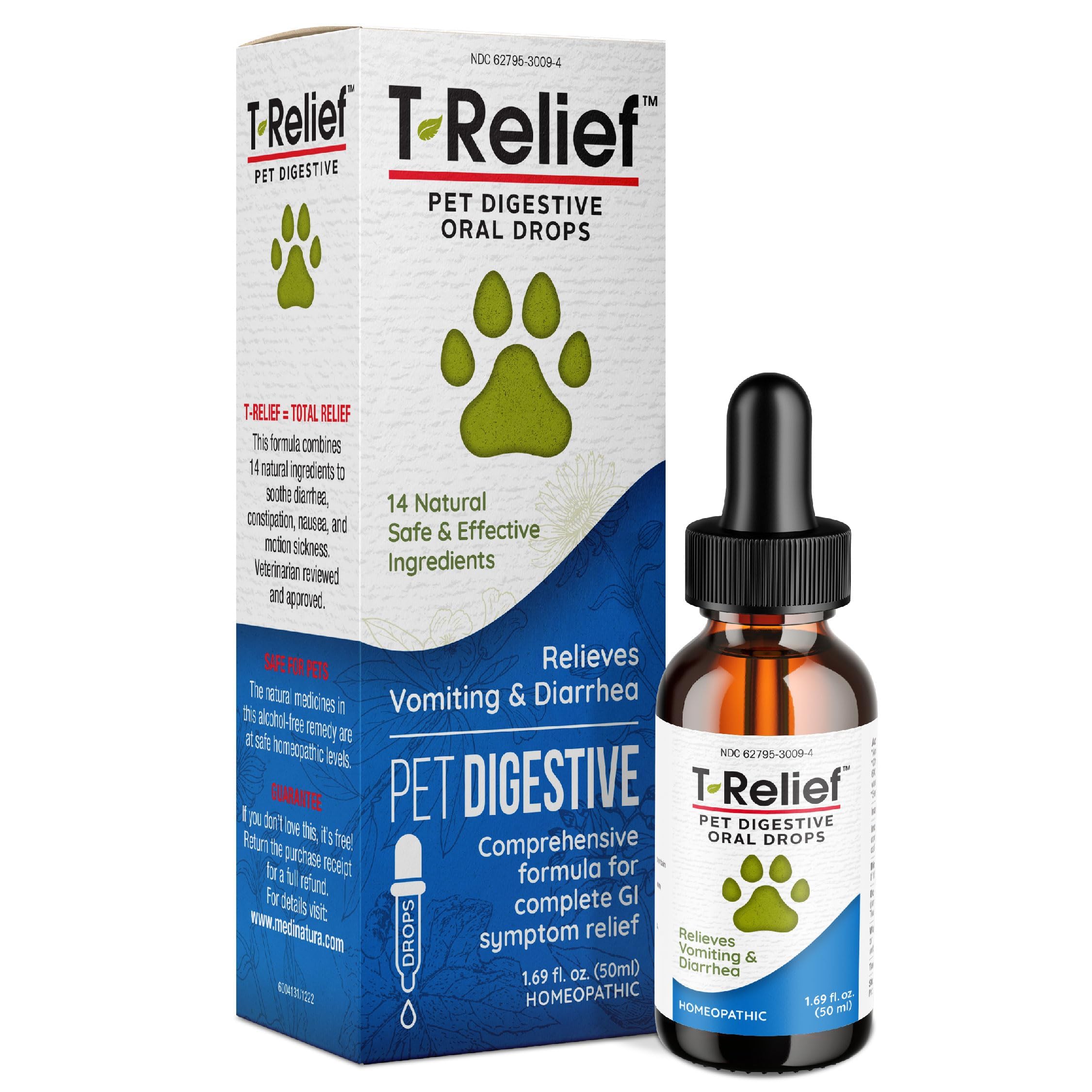 Foto 1 | Gotas Para Aliviar La Digestión Medinatura T-relief Pet 50 Ml - Venta Internacional.
