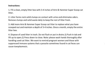 Foto 5 | Súper Cuchara Para Gatos Arm & Hammer, Sin Fragancia, 6,35 Kg - Venta Internacional.
