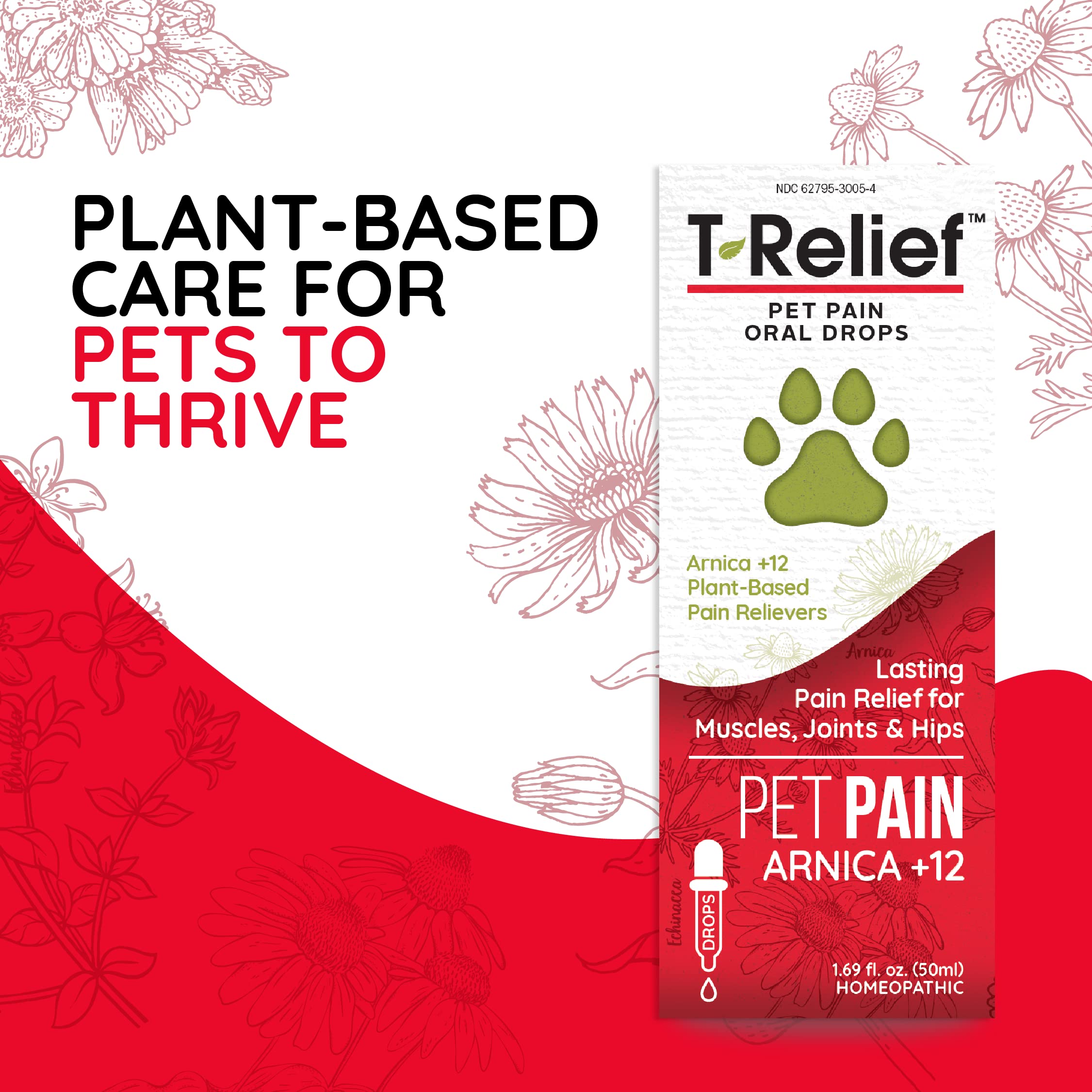 Foto 4 pulgar | Gotas Para Aliviar El Dolor Para Mascotas Medinatura T-relief Arnica 50 Ml - Venta Internacional.