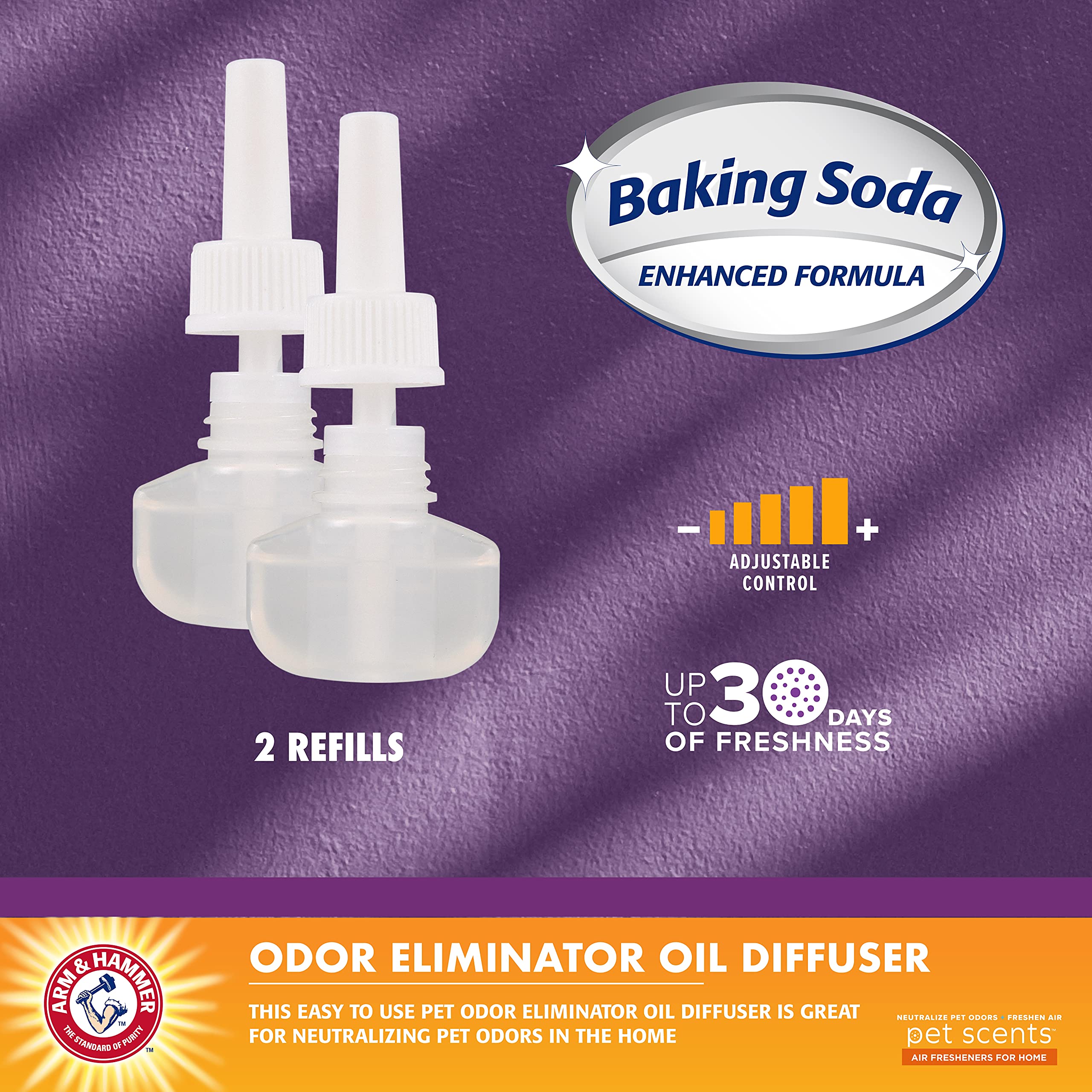 Foto 3 pulgar | Recambios De Aceite Perfumado Arm & Hammer Para Mascotas, Color Lavanda, 60 Unidades - Venta Internacional.