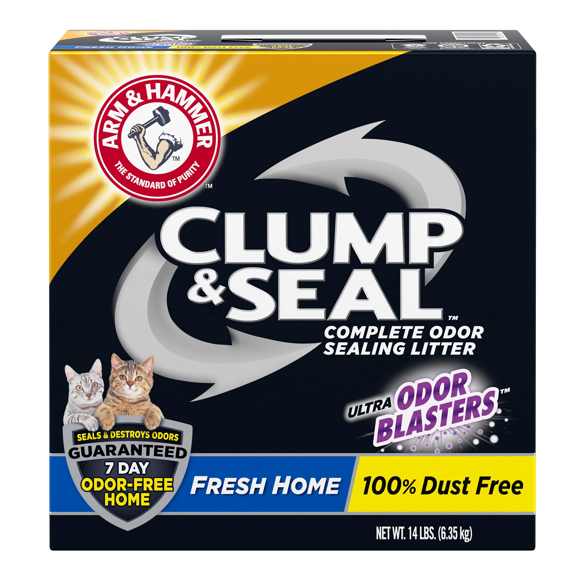 Foto 3 pulgar | Arena Para Gatos Arm & Hammer Clump & Seal Fresh Scent, 6,35 Kg - Venta Internacional.