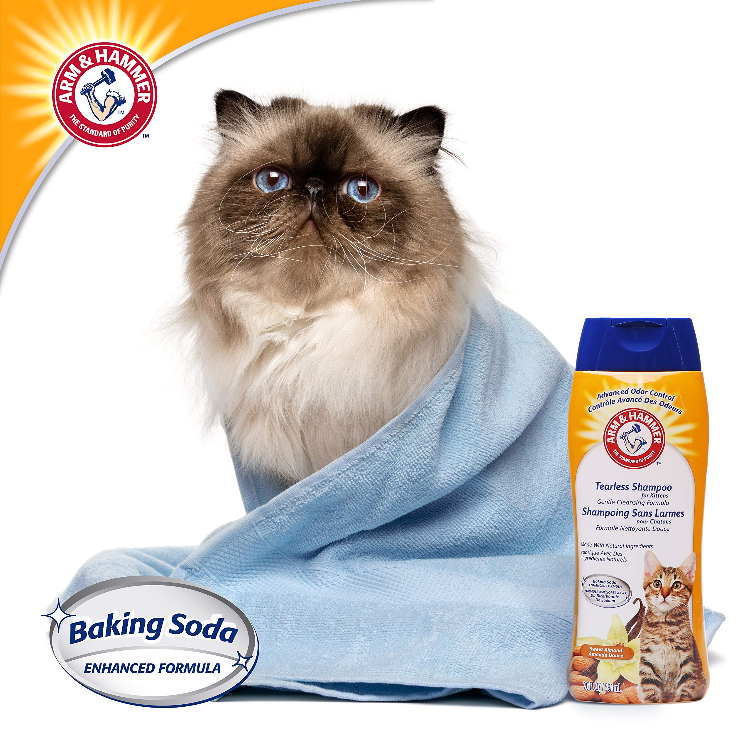 Foto 5 pulgar | Champú Para Gatos Arm & Hammer Tearless Kitten 591 Ml De Bicarbonato De Sodio - Venta Internacional.