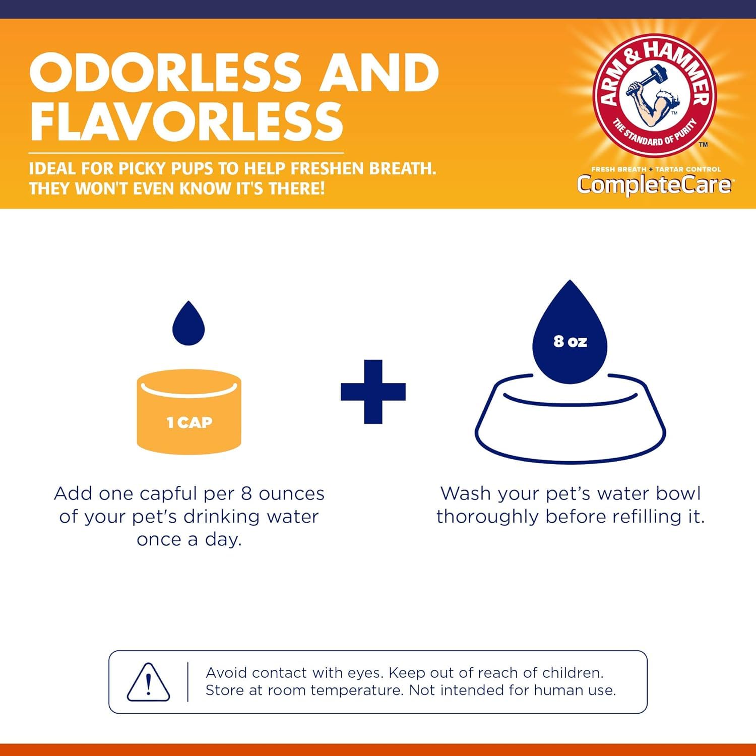 Foto 6 pulgar | Aditivo De Agua Arm & Hammer Complete Care 480 Ml Para Perros - Venta Internacional.