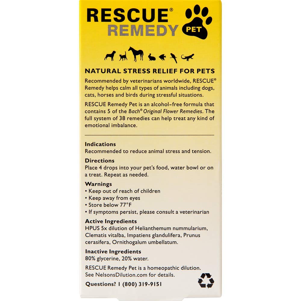 Foto 4 pulgar | Gotero Para Aliviar El Estrés Rescue Remedy Pet, 20 Ml, Para Mascotas - Venta Internacional.