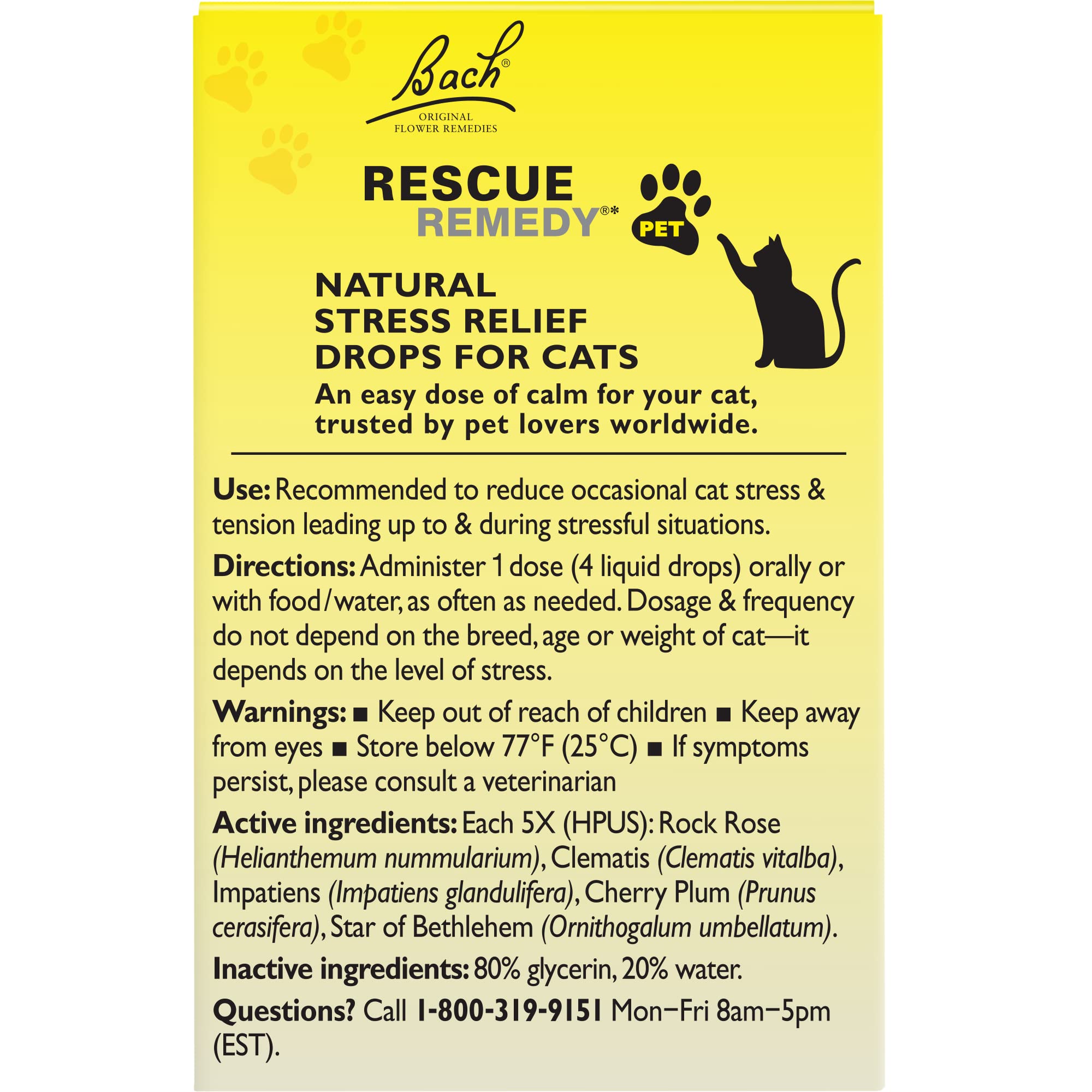 Foto 6 pulgar | Gotas Calmantes Rescue Remedy Pet Para Gatos, 10 Ml - Venta Internacional.