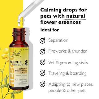Foto 2 | Gotero Para Aliviar El Estrés Rescue Remedy Pet, 10 Ml, Para Mascotas, Paquete De 2 - Venta Internacional.