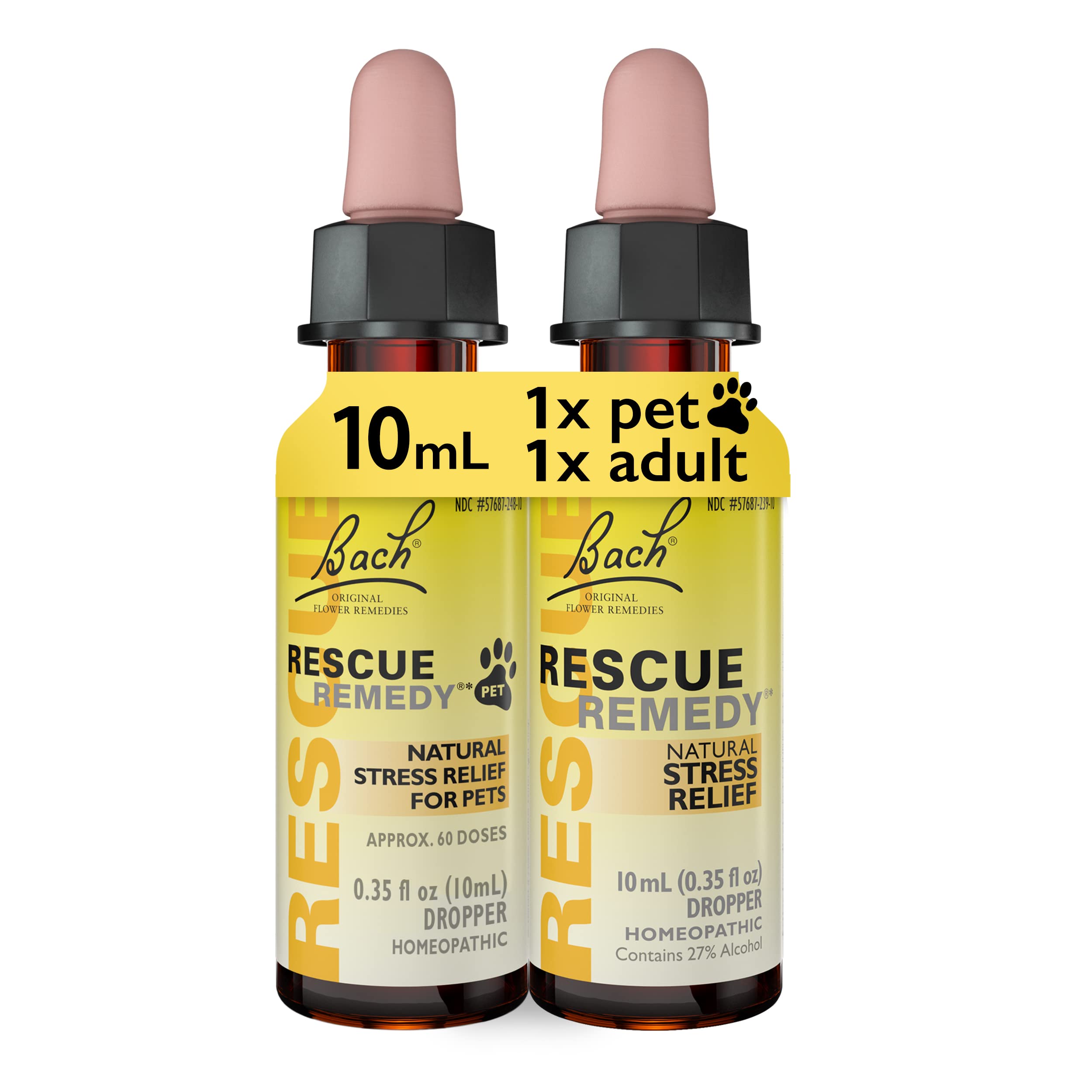 Foto 2 pulgar | Stress Relief Bundle Rescue Remedy Gotero De 10 Ml Para Mascotas Y Personas - Venta Internacional.