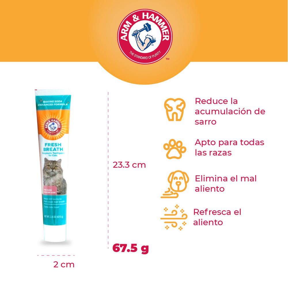 Foto 7 pulgar | Cepillo y Pasta Dental para Gato Arm & Hammer-Venta Internacional