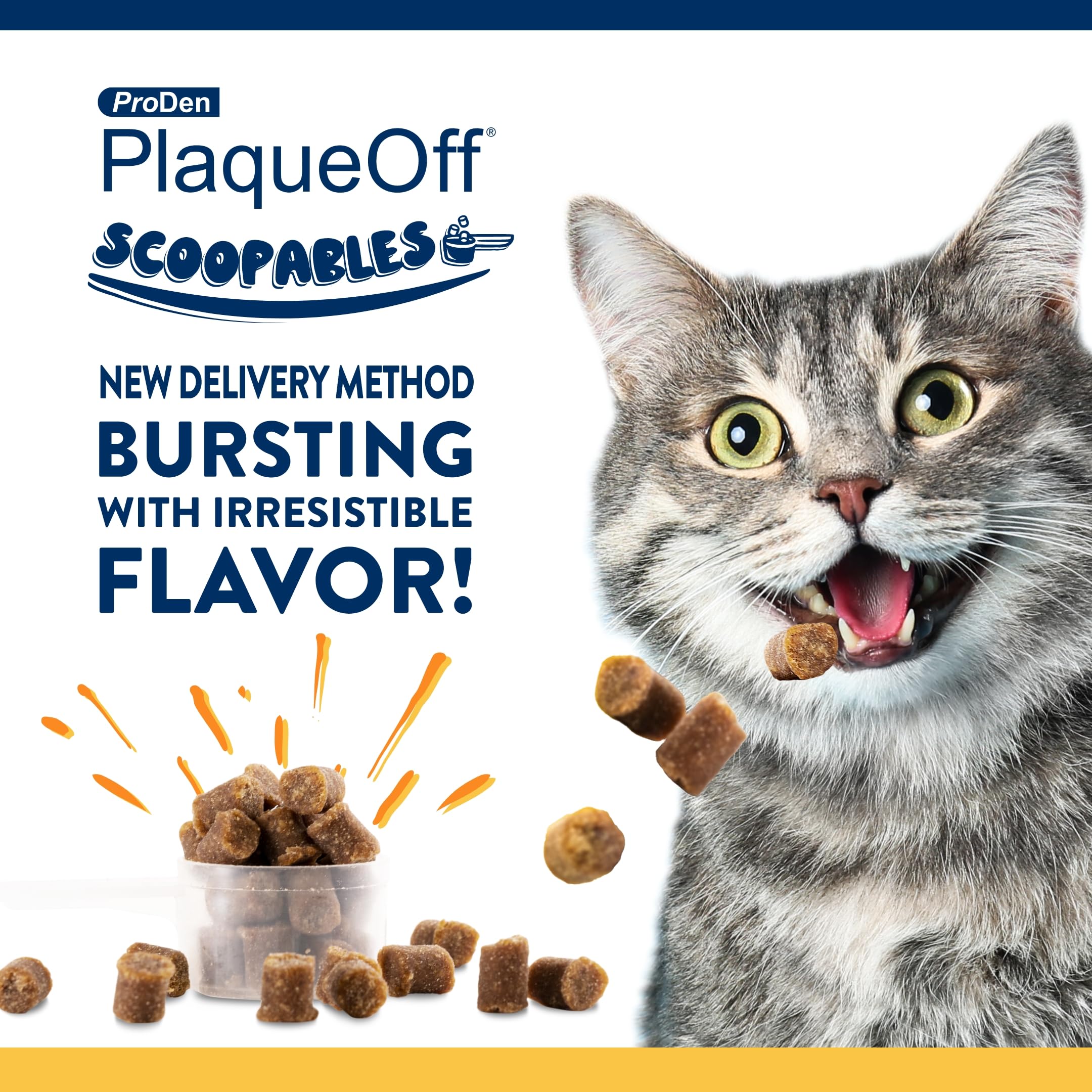 Foto 3 pulgar | Dental Bites Proden Plaqueoff, Cucharas, Salmón Para Gatos De 45 Años - Venta Internacional.