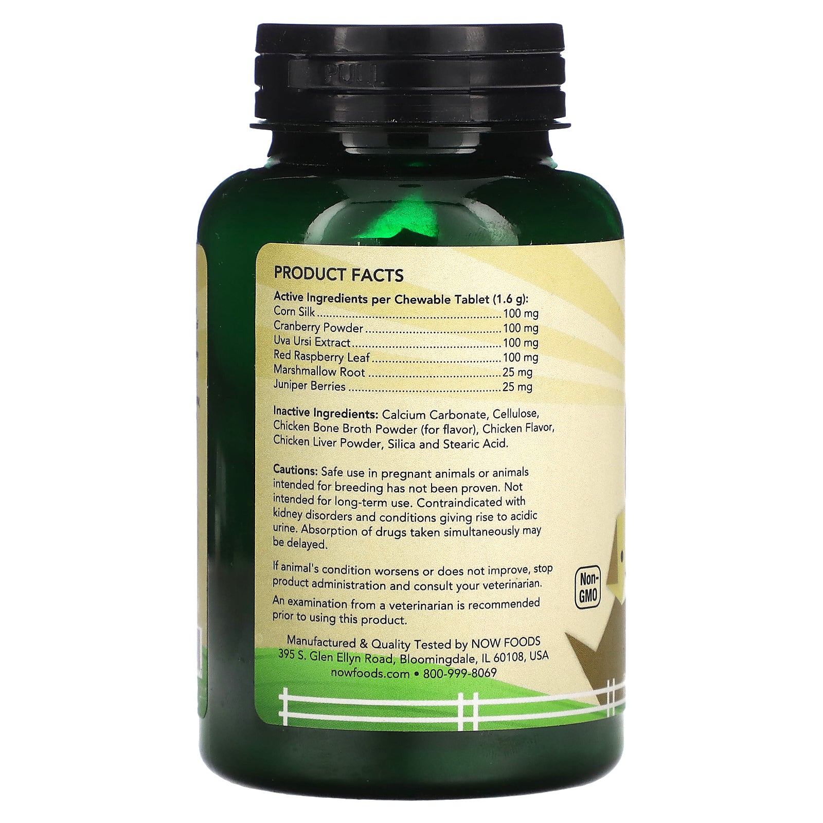 Foto 3 pulgar | Supplement Now Foods Urinary Support Para Perros Y Gatos  90 Comprimidos - Venta Internacional.