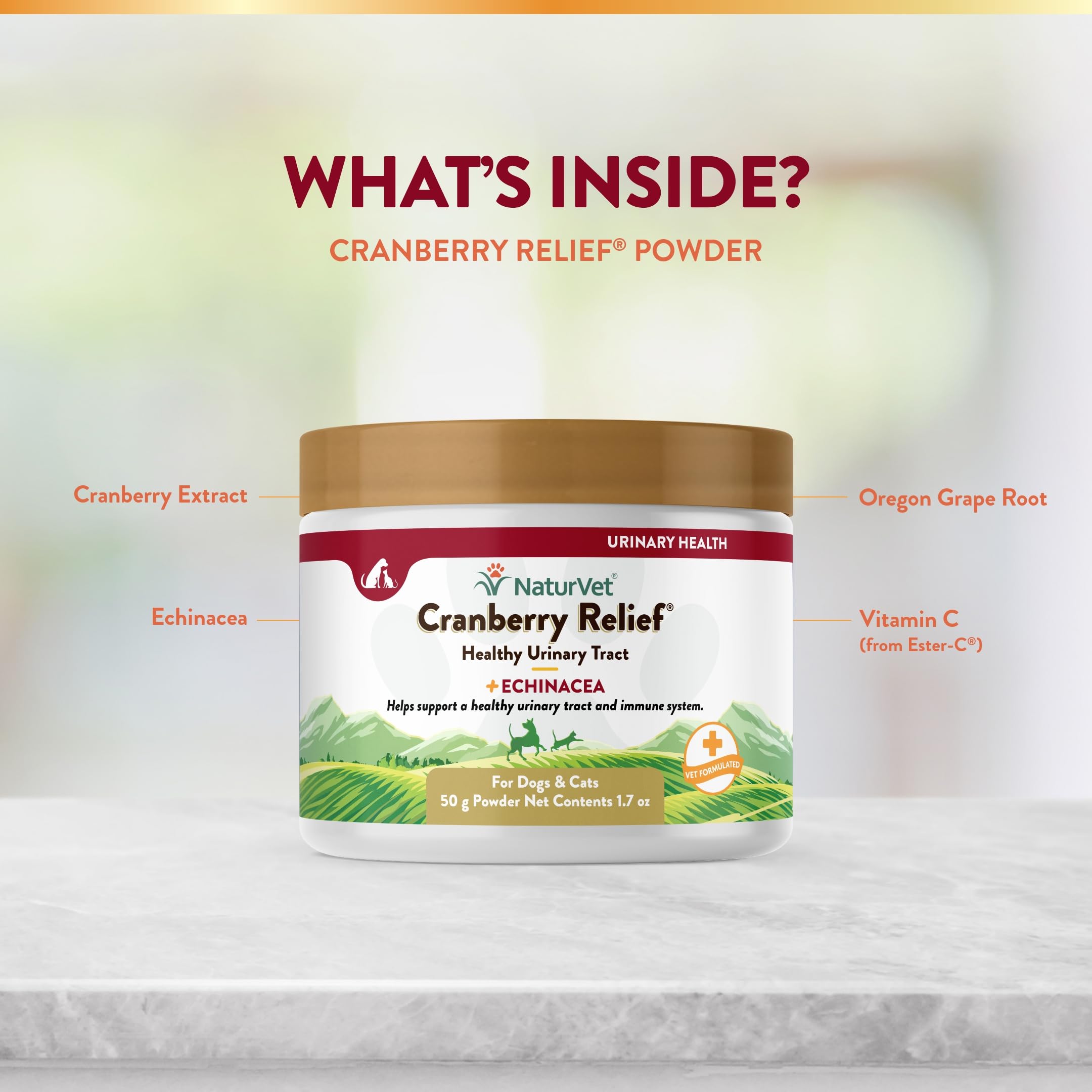 Foto 6 pulgar | Suplemento Naturvet Cranberry Relief + Echinacea En Polvo De 50 G - Venta Internacional.