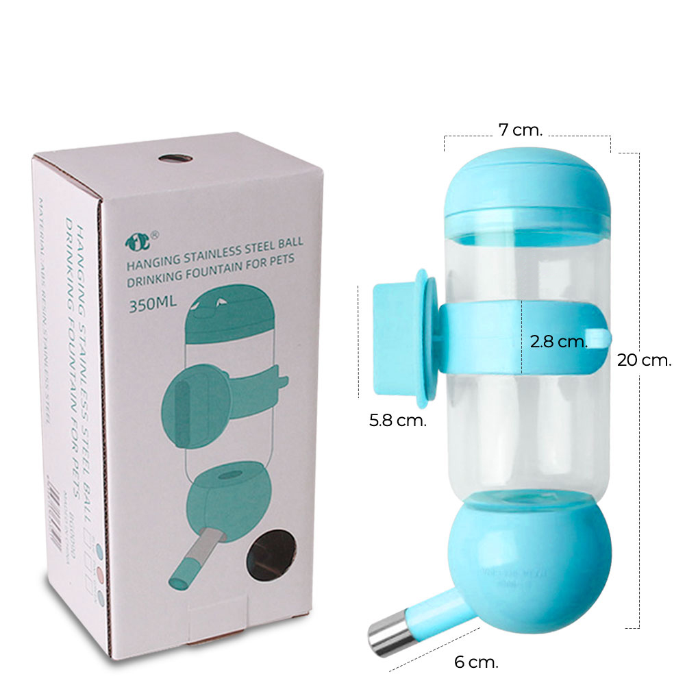 Foto 4 pulgar | Dispensador de Agua para Perro Gato y Mascotas 350 ml