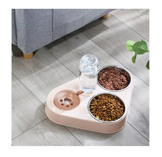 Foto 4 | Dispensador BELUG color Rosa Bebedero y Alimento Automático para Mascotas