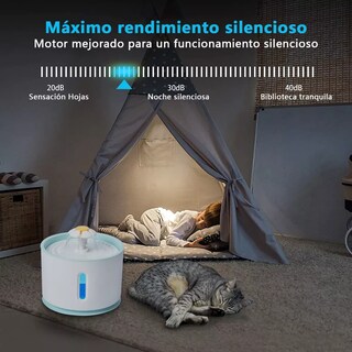 Foto 3 | Fuente de Agua para Mascotas Eo Safe Imports Esi-8805 Azul
