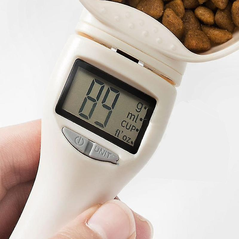 Foto 6 pulgar | Báscula De Comida Para Mascotas Para Perros Y Gatos, Cuenco Y Cuchara Huoguo - Venta Internacional.