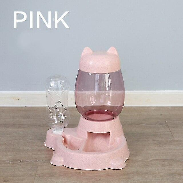 Bebedero Automático Para Mascotas Huoguo, 2,2 L, Color Rosa - Venta Internacional.