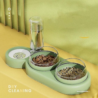 Foto 4 | Dispensador De Alimentos Con Alimentador Automático Huoguo Con Fuente De Agua - Venta Internacional.